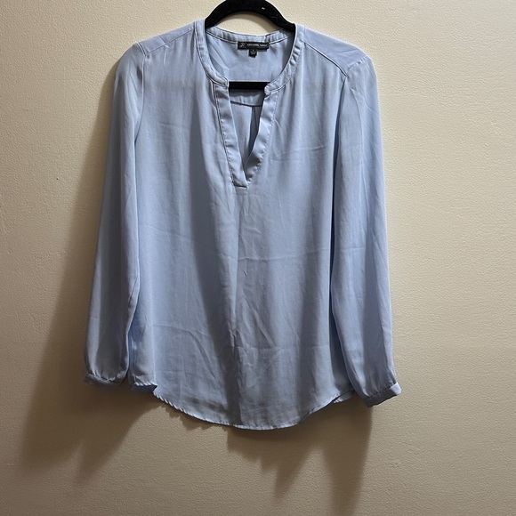 Adrianna Papell Soft Blue Top - Picture 1 of 2